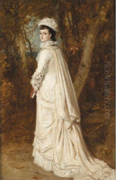 Portrait Of Mary Carrie Oil Painting by James Archer