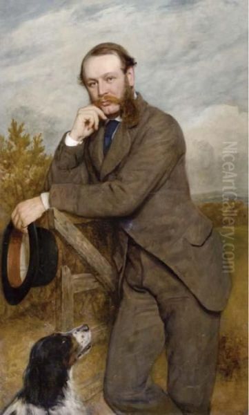 Portrait Of A Gentleman Oil Painting by James Archer