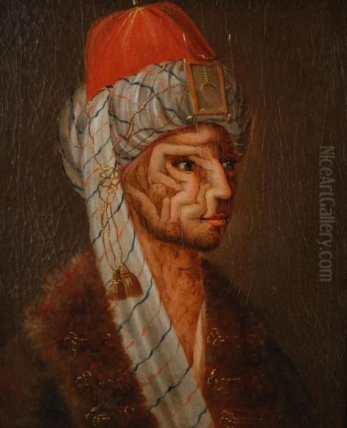 Ritratto Di Sultano Turco Oil Painting by Giuseppe Arcimboldo