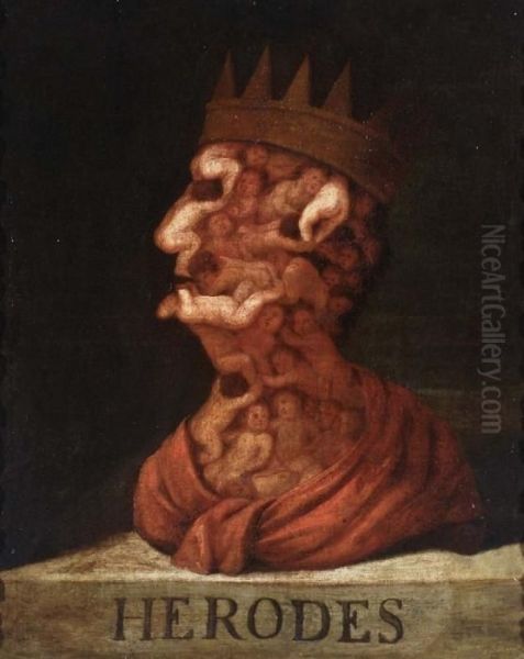 Herodes Oil Painting by Giuseppe Arcimboldo