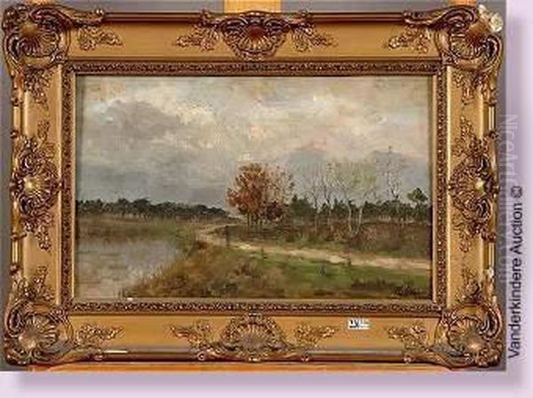 Paysage Anime Oil Painting by Henri Arden