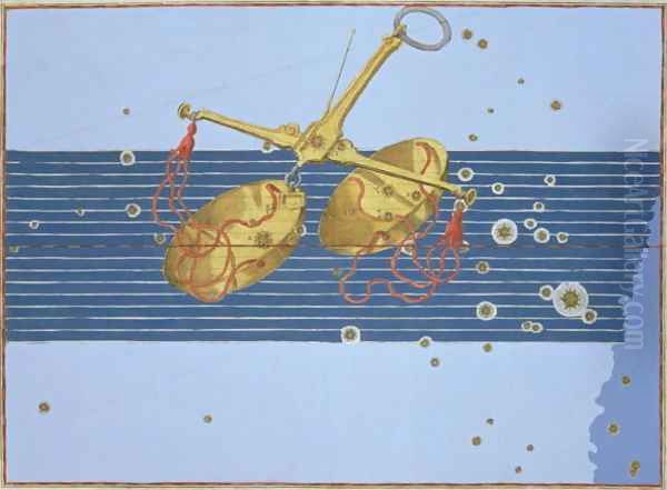 Constellation of Libra, from 'Uranometria' Oil Painting by Johann Bayer