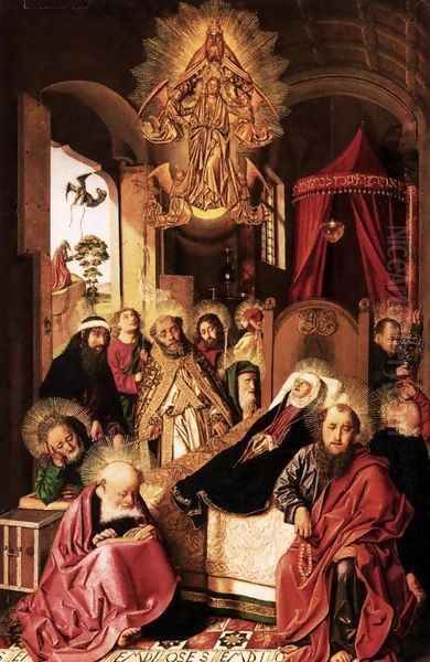 Death of the Virgin Oil Painting by Bartolome Bermejo