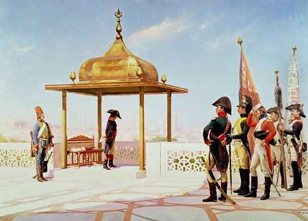 Napoleon in Cairo, 1798 Oil Painting by Gustave Bourgain