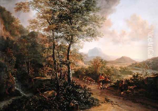 Italian Landscape, c.1637-41 Oil Painting by Jan Both