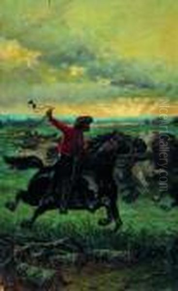 Il Gaucho Oil Painting by Raffaele Armenise