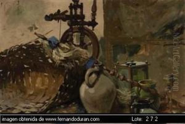 Descripcion De La Obra: Oil Painting by Ricardo Arredondo Y Calmache