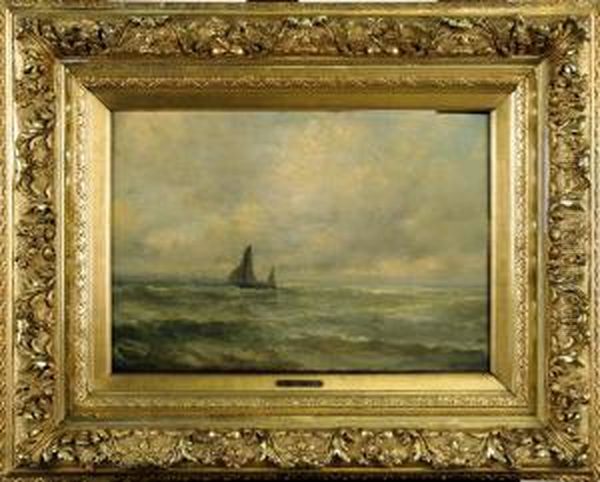 Marine Oil Painting by Louis Artan De Saint-Martin