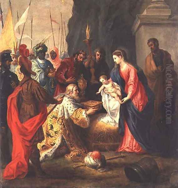 Adoration of the Magi Oil Painting by Hendrik van Balen