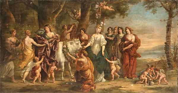 The Rape of Europa Oil Painting by Hendrik van Balen