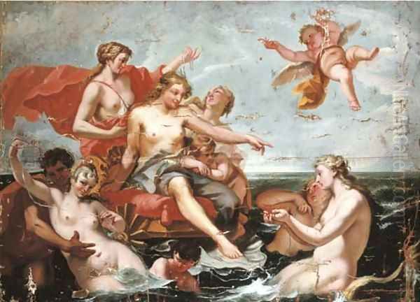 The Triumph of Galatea 2 Oil Painting by Antonio Bellucci