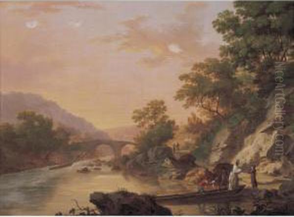 View Of Kilarney With The Passage To The Upper Lake Oil Painting by William Ashford