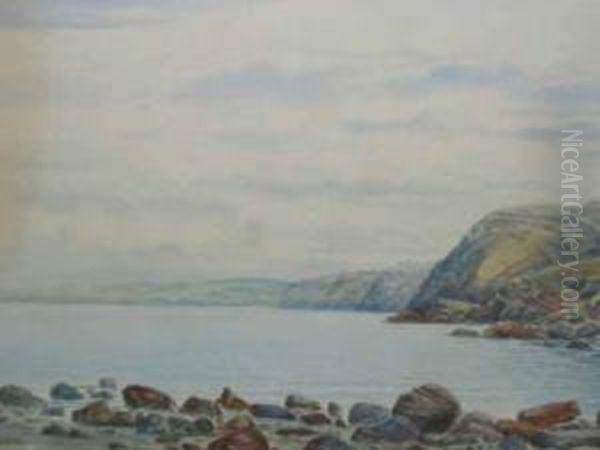 Coastal Landscape Oil Painting by James Ashton