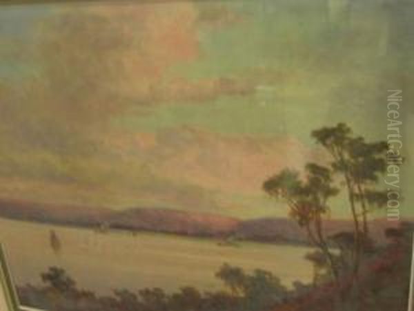 Coastal Landscape Oil Painting by James Ashton