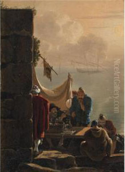 Anatolian Pirates Oil Painting by Jan Asselyn