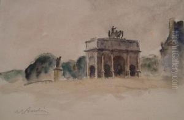 L'arc De Triomphe Oil Painting by Maurice Asselin