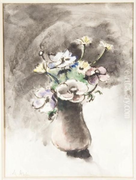 Fleurs Dans Un Vase Oil Painting by Maurice Asselin