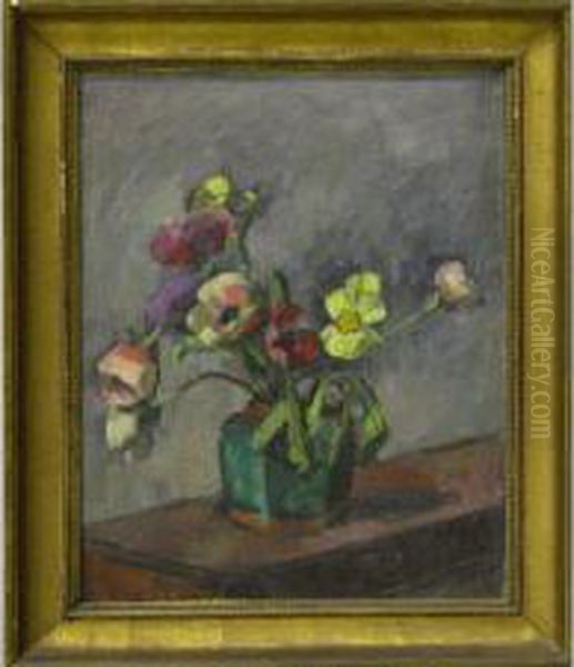 Vase Defleurs Oil Painting by Maurice Asselin