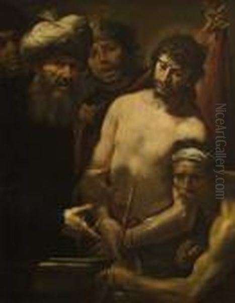 Ecce Homo Oil Painting by Giocchino Assereto