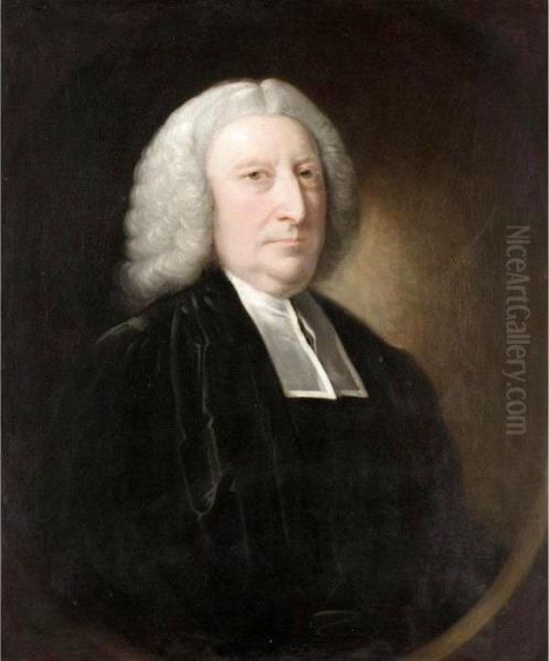 Portrait Of The Rev. Thomas Alleyne Of Loughborough (died 1761) Oil Painting by John Astley