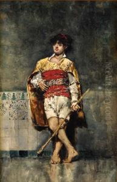 Costume Spagnolo Oil Painting by Enrique Atalaya Gonzalez