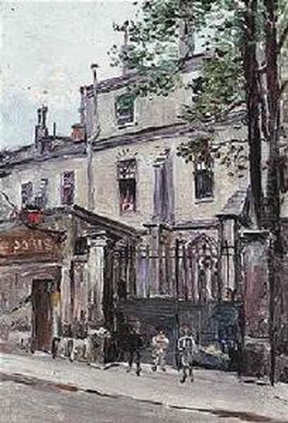 Vistas De Paris Oil Painting by Enrique Atalaya Gonzalez