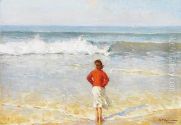 La Vague Oil Painting by Charles Garabed Atamian