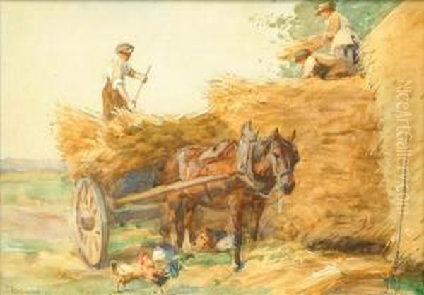 The Hay Stack Oil Painting by John Atkinson