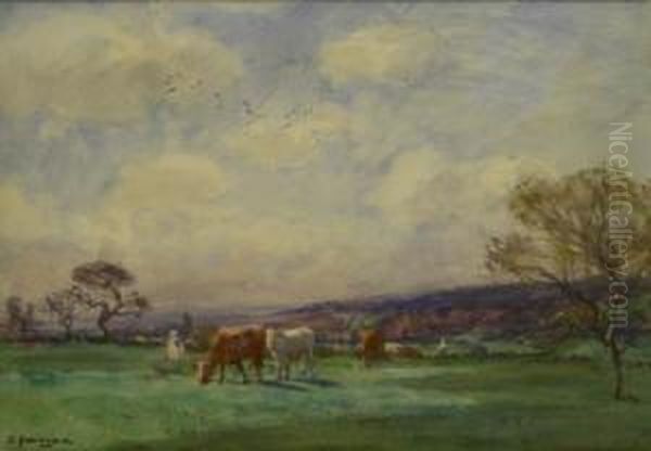 Spring Yorkshire Oil Painting by John Atkinson