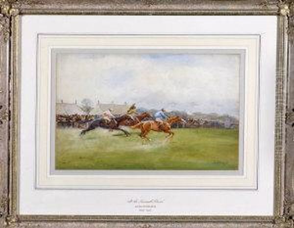 At Newcastle Races Oil Painting by John Atkinson