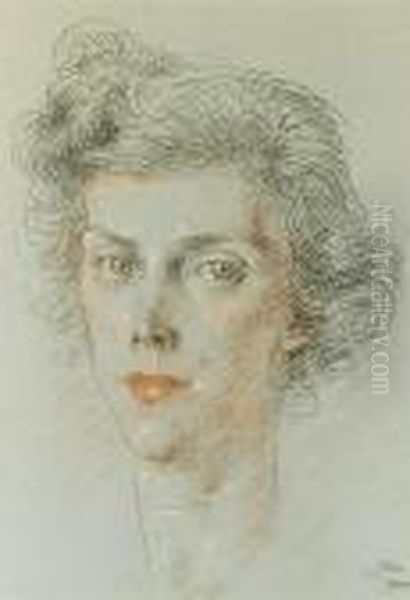 Portrait Of Mary Pugh Oil Painting by John Augustus Atkinson