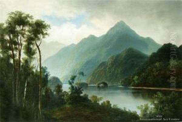 George Sound Oil Painting by Thomas Reginald Attwood