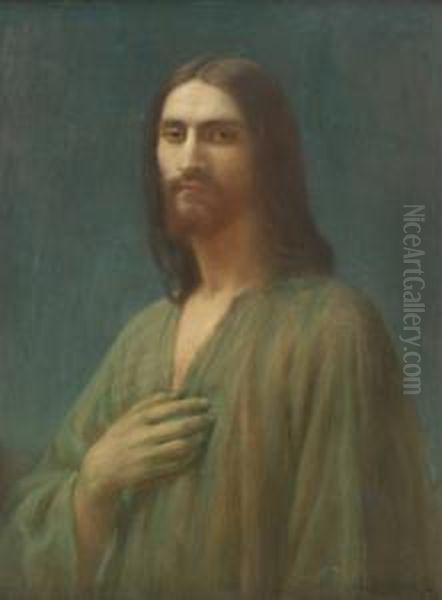 Le Christ Oil Painting by Albert Aublet