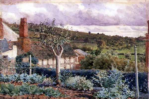 From the Garden of Sherford Cottage, Bromyard Oil Painting by George Price Boyce