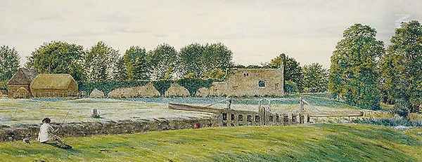 Godstow Nunnery, Oxfordshire 1862 Oil Painting by George Price Boyce