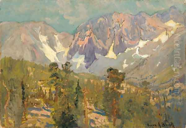 Sierra Vista Oil Painting by Franz Bischoff