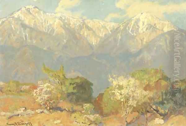 Sierra Madre Mountains Oil Painting by Franz Bischoff