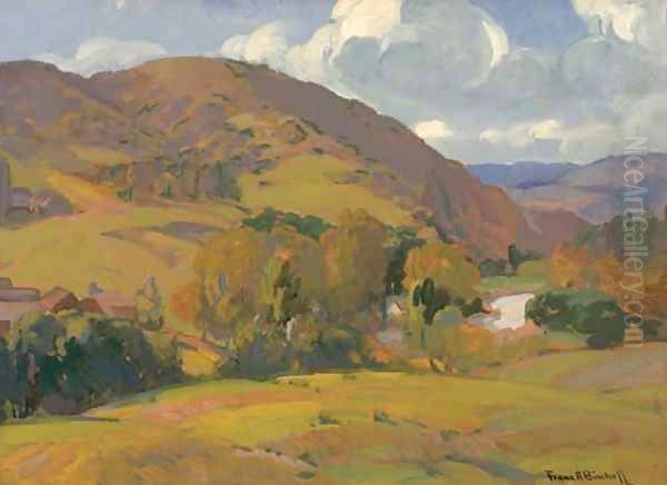 Over Hills and Vale Oil Painting by Franz Bischoff