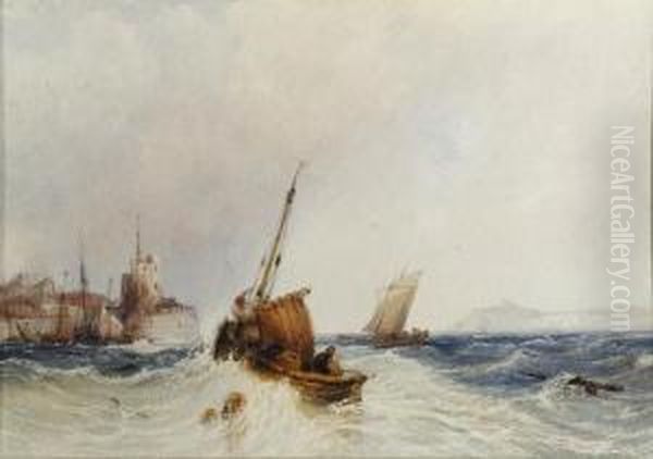 Clearing The Bouy Oil Painting by Samuel Austin