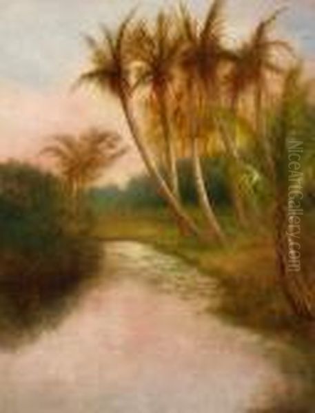 Florida Landscape Oil Painting by Ben Austrian