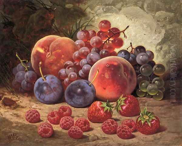 Fruits of Summer Oil Painting by William Mason Brown