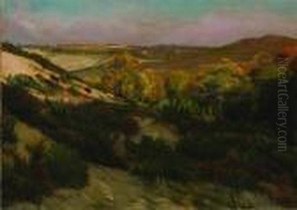 Paesaggio Oil Painting by Vittorio Avondo