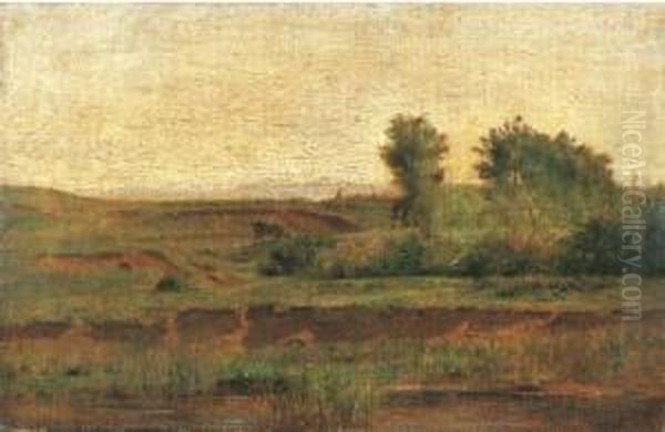 Campagna Romana Oil Painting by Vittorio Avondo