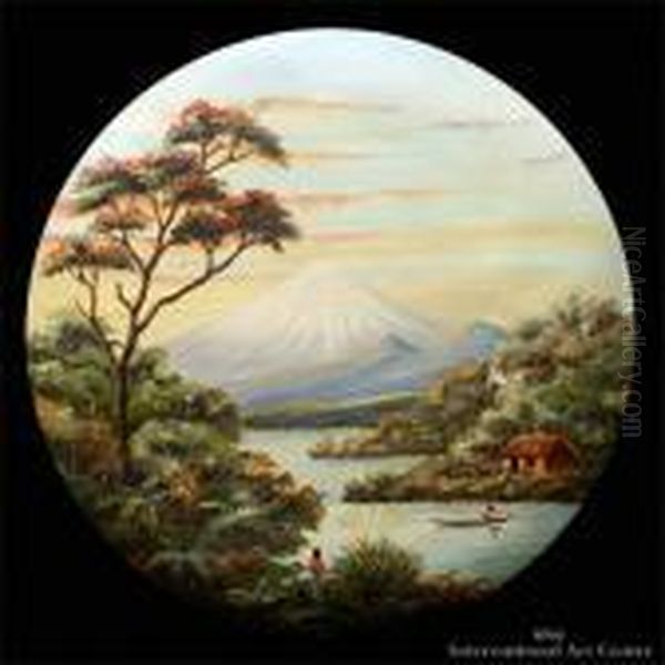 Mt Egmont Oil Painting by John Philamon Backhouse