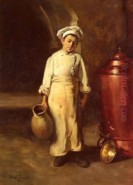 The Cook's Helper Oil Painting by Claude Joseph Bail