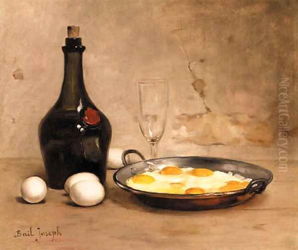 Still Life Oil Painting by Claude Joseph Bail