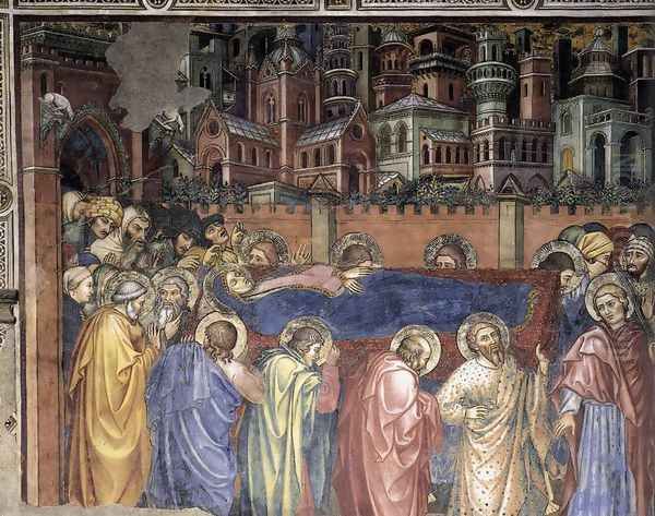 The Funeral of the Virgin 1409 Oil Painting by Taddeo Di Bartolo