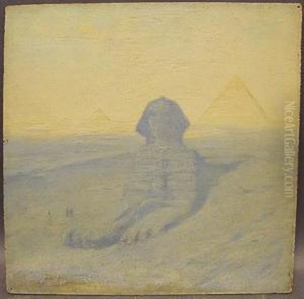 Sphinx Oil Painting by Henry Bacon