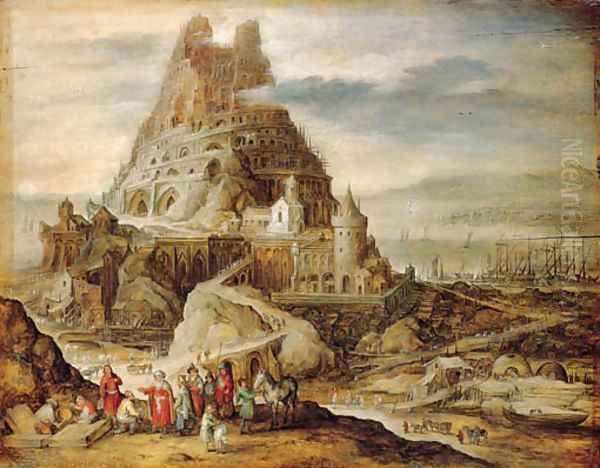 The Tower of Babel Oil Painting by Jan Brueghel the Younger