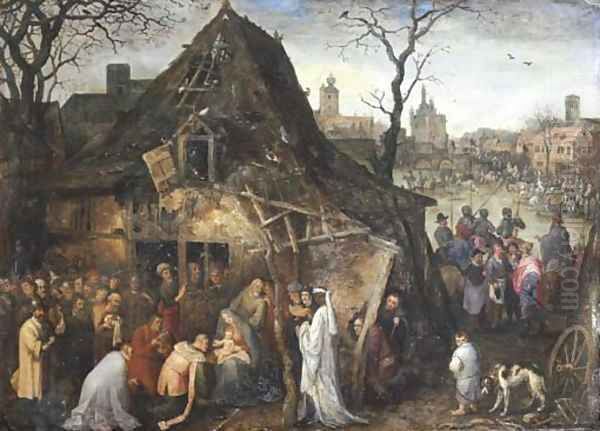 The Adoration of the Magi Oil Painting by Jan Brueghel the Younger